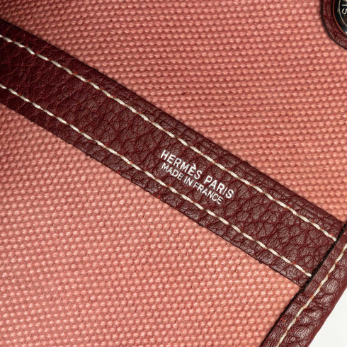 Garden Party Tote Toile and Leather 49