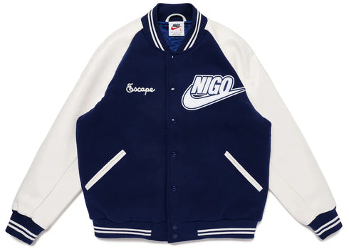 Nike x Nigo NRG Varsity Jacket Navy