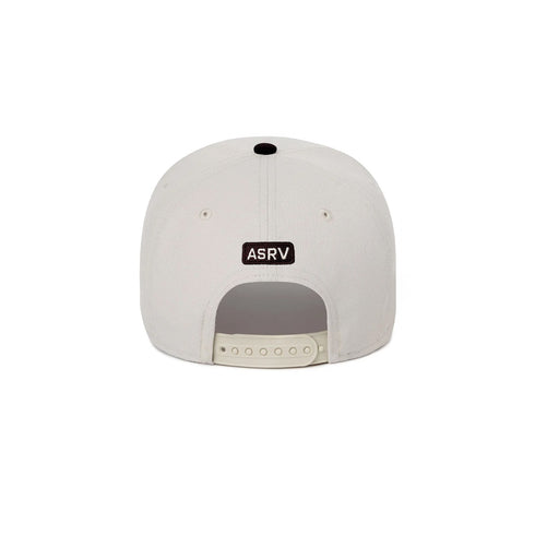 New Era® 9Forty® A-Frame Hat - Stone/Black "8" Two Tone