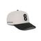 New Era® 9Forty® A-Frame Hat - Stone/Black "8" Two Tone