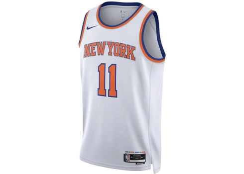 Nike NBA New York Knicks Jalen Brunson Association Edition T-shirt White/Blue