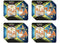 Pokémon TCG Sword & Shield Shining Fates Cramorant V Tin 4X Lot (6 Booster Packs)
