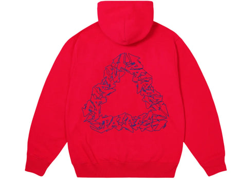 Palace P3 Piece Hoodie True Red