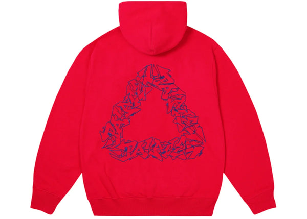Palace P3 Piece Hoodie True Red