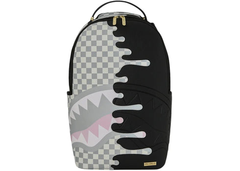 Sprayground Cream Check Unfinished Shark Dlxsv Backpack Multicolor/Red