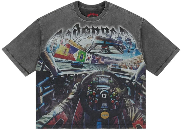 Godspeed Drivers Seat T-shirt Grey Wash