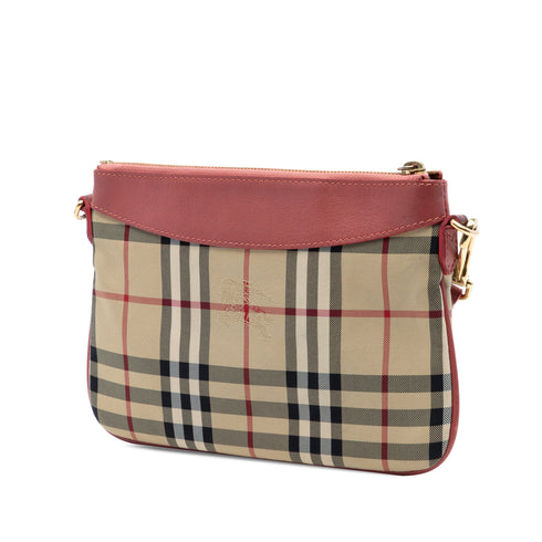 Peyton Crossbody Bag Horseferry Check Canvas