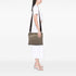 Zip Top Messenger Bag GG Coated Canvas Large