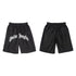 Palm Angle Shorts Palm Angels Letter Logo Casual Beach Shorts Men's and Women's High Street Sports Shorts
