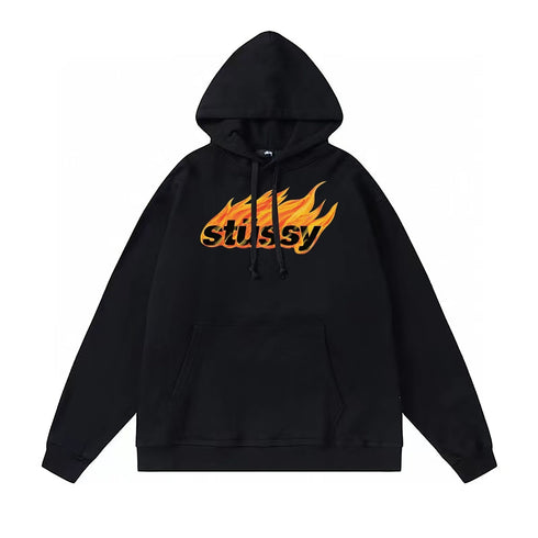 Stussy Hoodie Fall/Winter Fleece Hooded Sweater