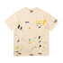 Gallery Dept T-Shirt Hand Painted Color Graffiti Print Short Sleeve T-Shirt