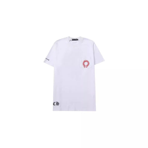 Chrome Heart T Shirts Horseshoe Stacked Cross Short Sleeve T-Shirt