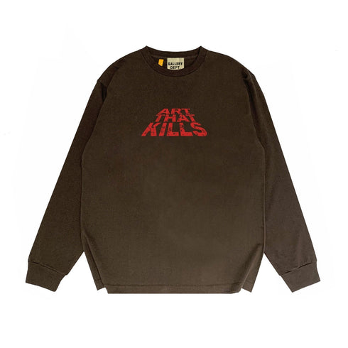 Gallery Dept Long Sleeved Shirt Fashion Brand Long Sleeve Long-Sleeved T-shirt Blouse