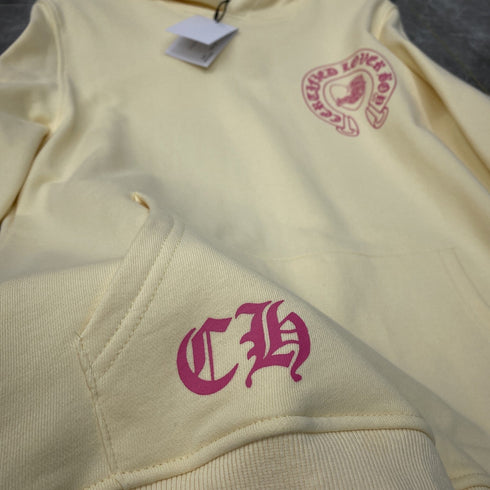 Chrome Heart Hoodie ChromeHearts Miami Cross Wash Make Old Hooded Loose Sweater