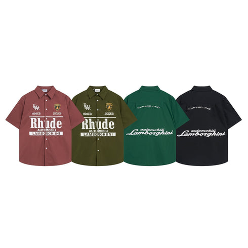 Rhude T-shirt Short Sleeve Shirt Casual Shirt