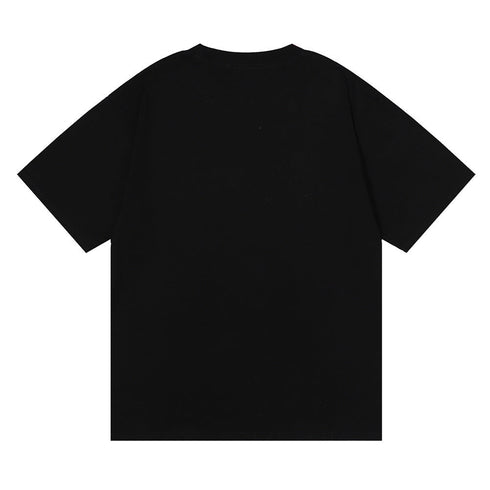 Rhude T-shirt Micro Label Alphabet Art Abstract Short Sleeve T-shirt