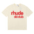 Rhude T-shirt Micro Label Letter Skull Print Short Sleeve T-shirt