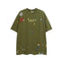 Gallery Dept T Shirts Splashed Ink Printing Loose Short Sleeve Base Lining