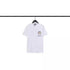Chrome Heart T Shirts Crowe Scroll Heart Color Cross Print Crew Neck Short Sleeve