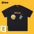 Drew T-shirts Mushroom Cola Print Loose