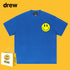 Drew T-shirts Smiley Face Print Short Sleeve Loose