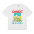 Rhude T-shirt Castle Coconut Letter Print Short Sleeve T-shirt