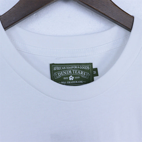 Denim Tears T-shirts Kapok Vintage Portrait Short Sleeve T-shirt
