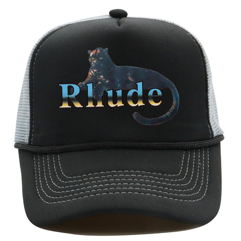 Rhude Hat Mesh Cap Animal Print Mesh Baseball Cap