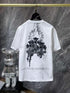 Chrome Heart T Shirts Sanskrit Half Sleeve Crew Neck Short Sleeve Casual