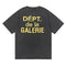 Gallery Dept T-shitrs Retro Washed Distressed Short Sleeve