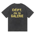 Gallery Dept T-shitrs Retro Washed Distressed Short Sleeve