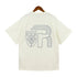 Rhude T-shirt Micro Label Letter Logo Line Pattern Short Sleeve T-shirt Loose