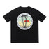 Rhude T-shirt Sunset Coconut Alphabet Print Short Sleeve T-shirt