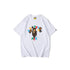 Bathing Ape T-Shirt Summer Colorful Letters Little Monkey T-shirt Half-Sleeved Casual Short Sleeve