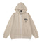 Stussy Hoodie Embroidered Fleece Fashion Cardigan Zip Hoodie