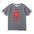 Bathing Ape T-Shirt Striped Ape Head Letter Print Short-Sleeve T-shirt