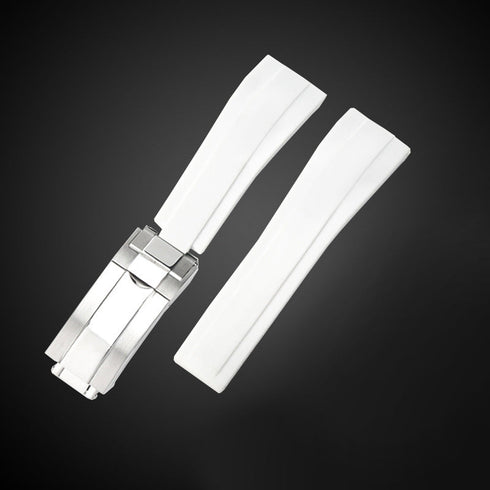 Silicone Rubber Strap for Rolex Submariner, Yacht-Master, Explorer & Daytona - 20mm / 21mm / 22mm