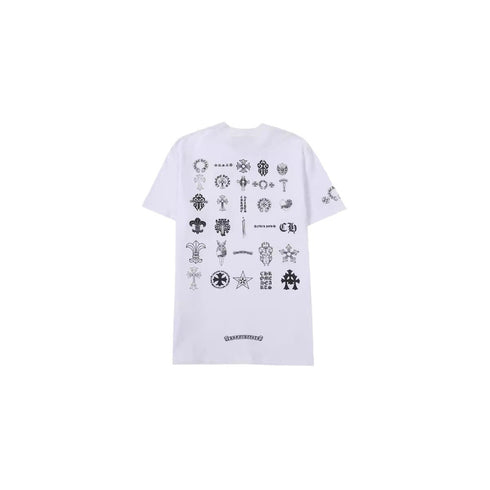 Chrome Heart T Shirts T-Shirts Trendy logo print crew neck short sleeves