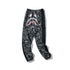 Bathing Ape Pant Shark Head Print Luminous Starry Sky Trousers Men's and Women's Casual Pants Sweatpants