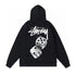 Stussy Hoodie Fall/Winter Fleece Hooded Sweater
