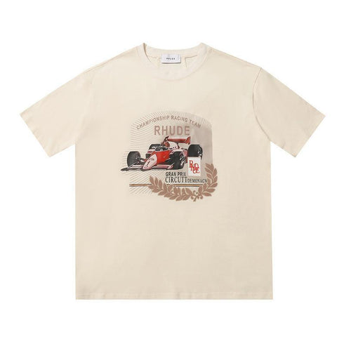 Rhude T-shirt Geometric Print Short Sleeve T-shirt