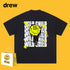 Drew T-shirts Smiley Face Alphabet Graffiti Print