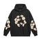 Denim Tears Hoodie Alphabet Foam Print Fleece Hoodie Sweater