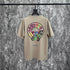 Chrome Heart T Shirts Crowe Sanskrit Horseshoe Wash Old Short Sleeve Loose Crew Neck T-Shirt