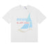 Rhude T-shirt Micro Label Yacht Club Print Short Sleeve T-shirt
