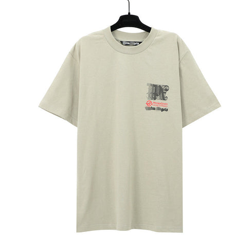 Palm Angels T-shirt singing joint alphabet short-sleeved T-shirt