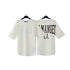 Palm Angels T-shirt Alphabet Slogan Printed Short Sleeve T-shirt