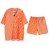 Rhude T-shirt Family Totem Casual Short Sleeve Shirt, Shorts