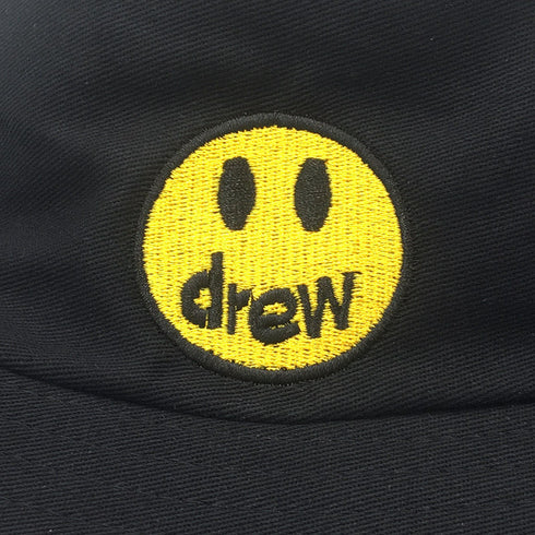 Drew House Justin Bieber Hat Bucket Hat Fishing Cap Cotton Print Fisherman Hat Sun-Shade Fisherman Hat Men and Women Casual