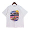 Rhude T-shirt Vintage Yacht Color Alphabet Print Short Sleeve T-shirt